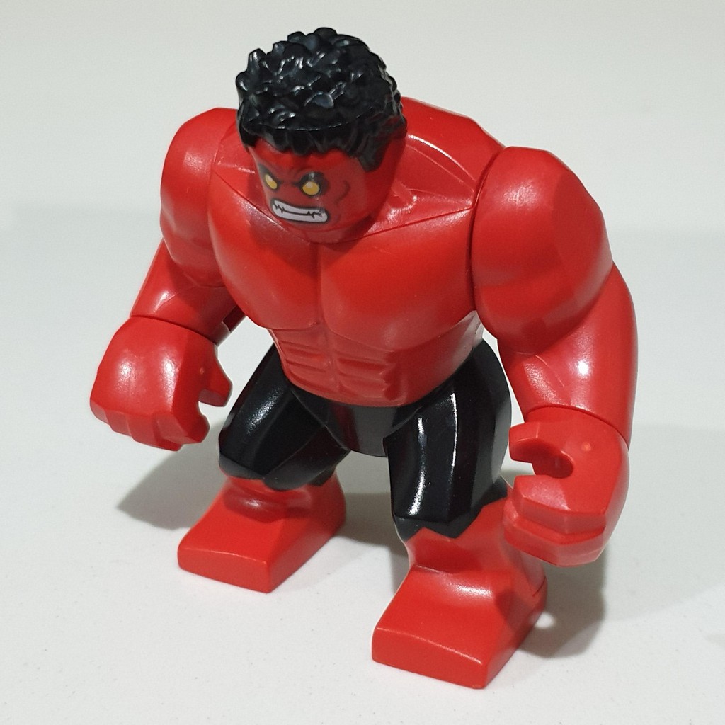 Lego red deals hulk minifigure