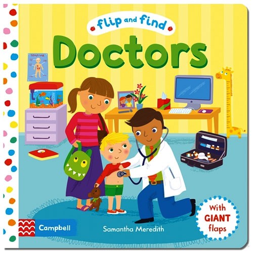 Flip and Find DOCTORS Board Book with Giant Flaps / IMPORTED CHILDREN'S ...