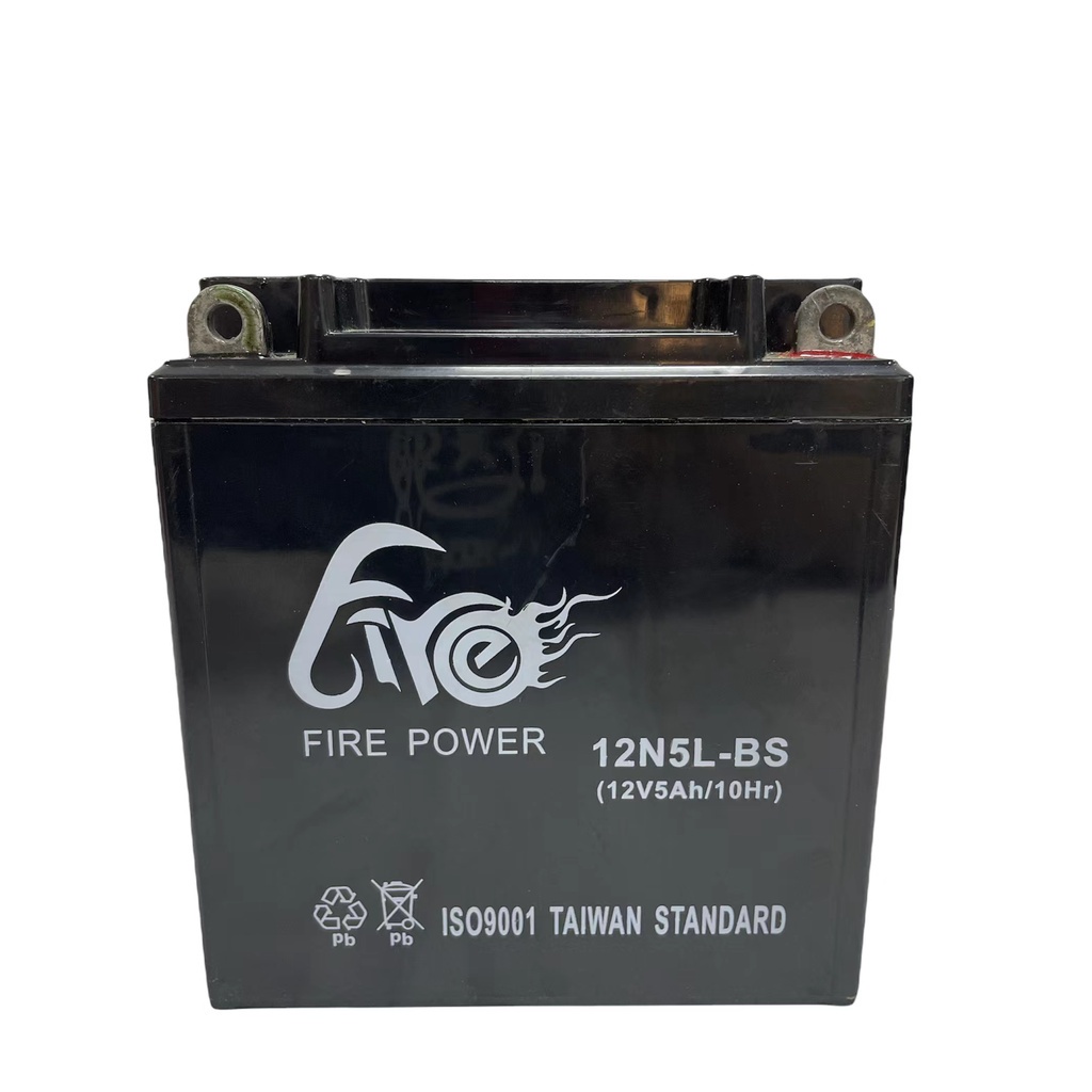 COD Motorcycle Battery Fire Power 12N 5L BS ISO Taiwan Accessories(NOT ...