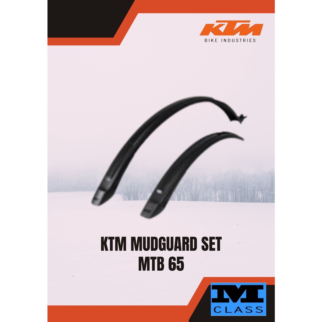 Set 2 Parafanghi Keilerride Universali Per MTB E E-Bike – Adatti A KTM, CUBE Stereo Hybrid 29/26, Nero Opaco