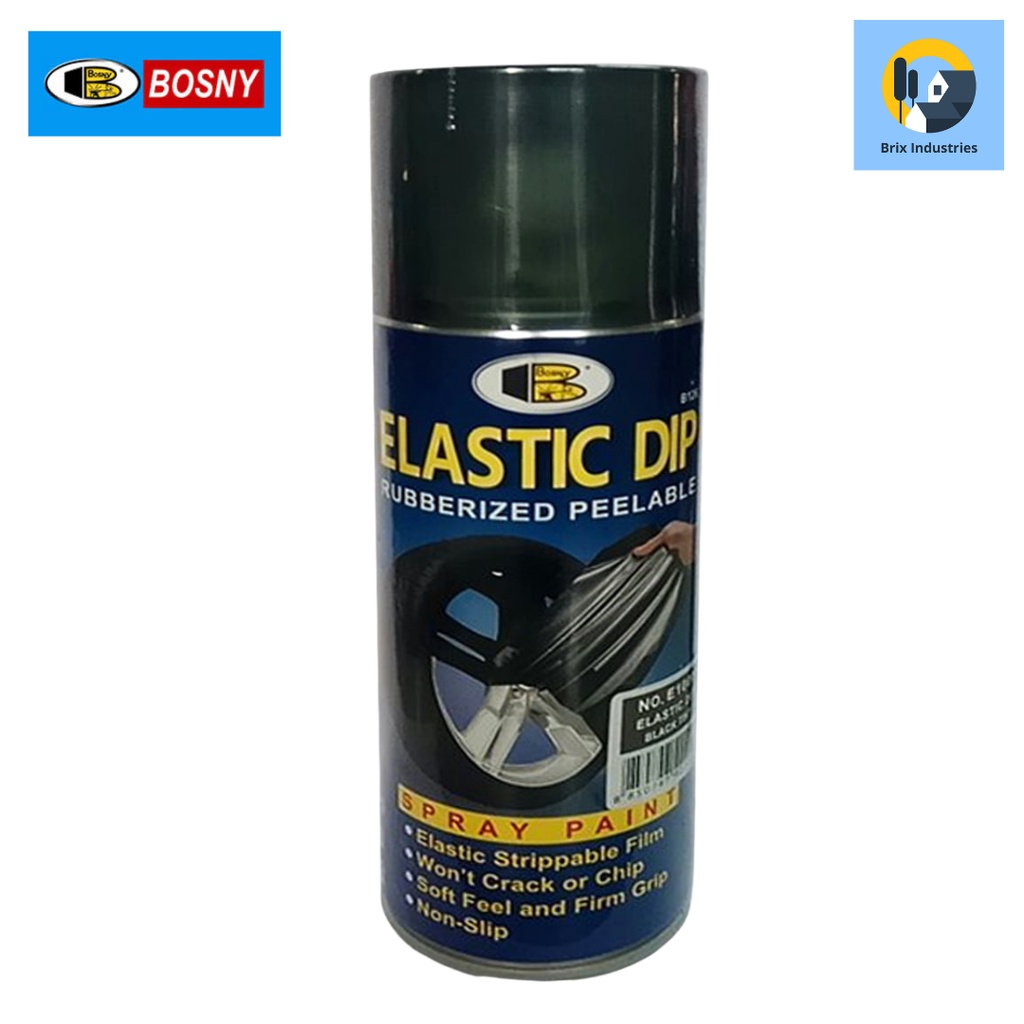 Bosny Elastic Dip Rubberized Peelable Spray Paint Elastidip Won't Crack ...