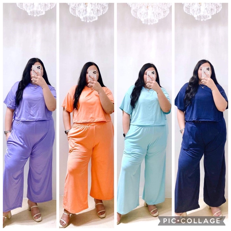 Square pants outfit 2024 for plus size