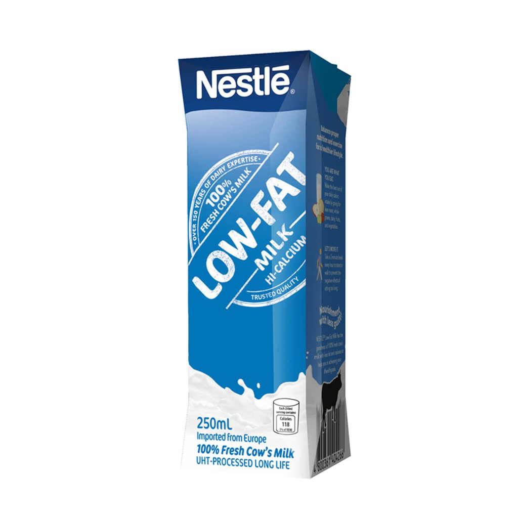 Nestle Low Fat Milk 250ml | Shopee Philippines