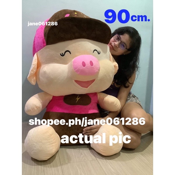 Human size cheap pig stuffed toy