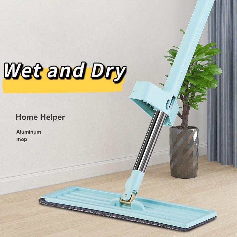 360 Rotation Flat Mop Floor Cleaning Microfiber Squeeze Mop Floor Clean ...