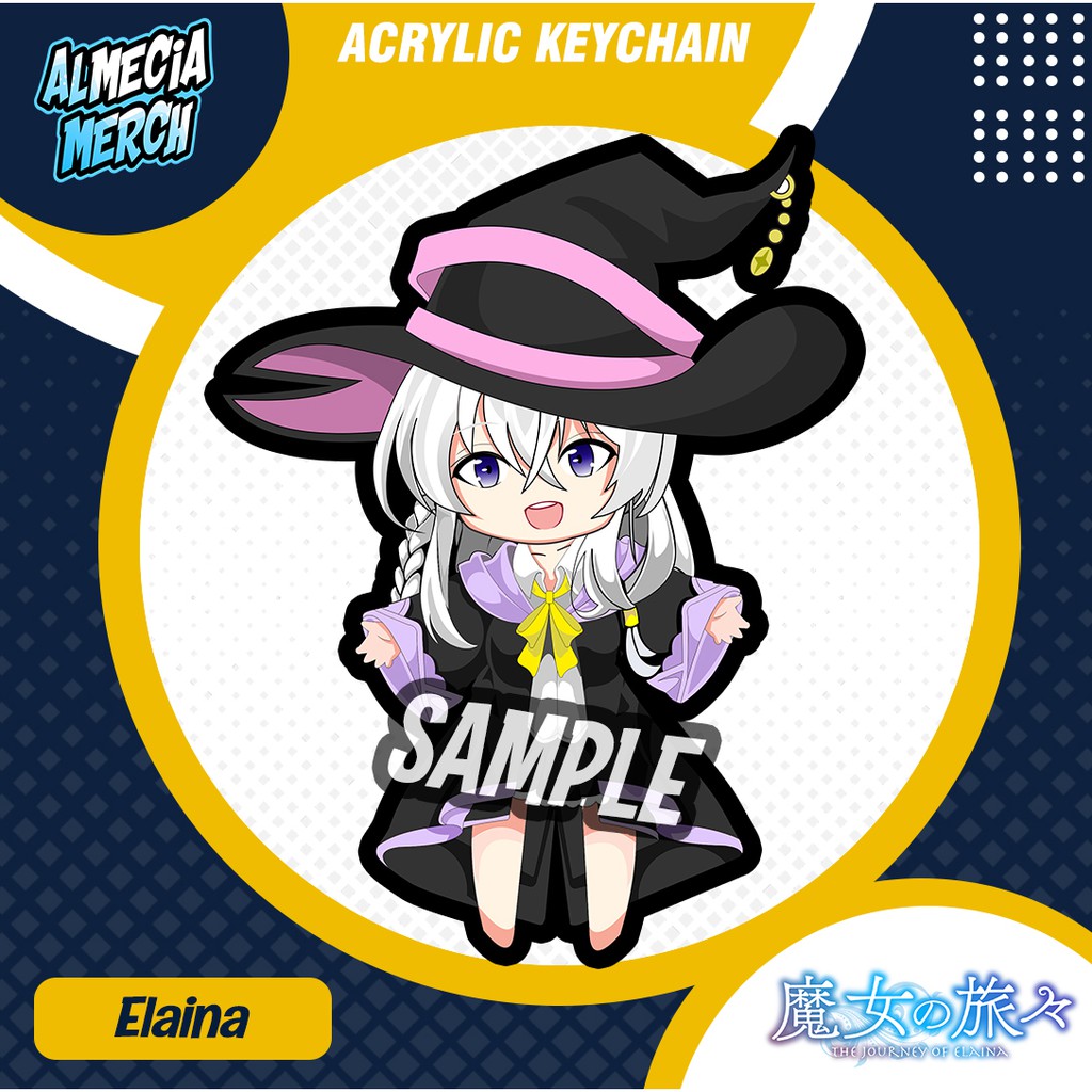 GANTUNGAN Elaina Majo Keychain no Tabitabi / Anime Keychain The Journey ...