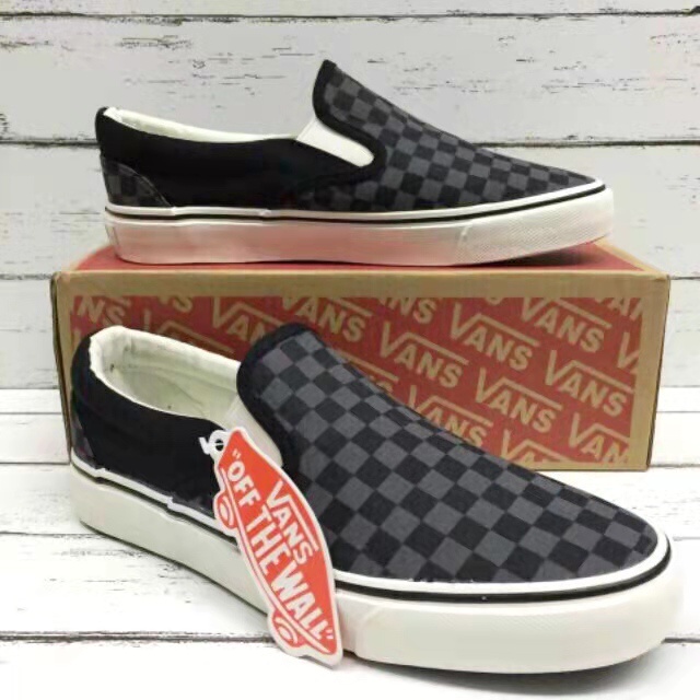 Casual Shoes for Vans slip on for men AND women fashion | Shopee ...
