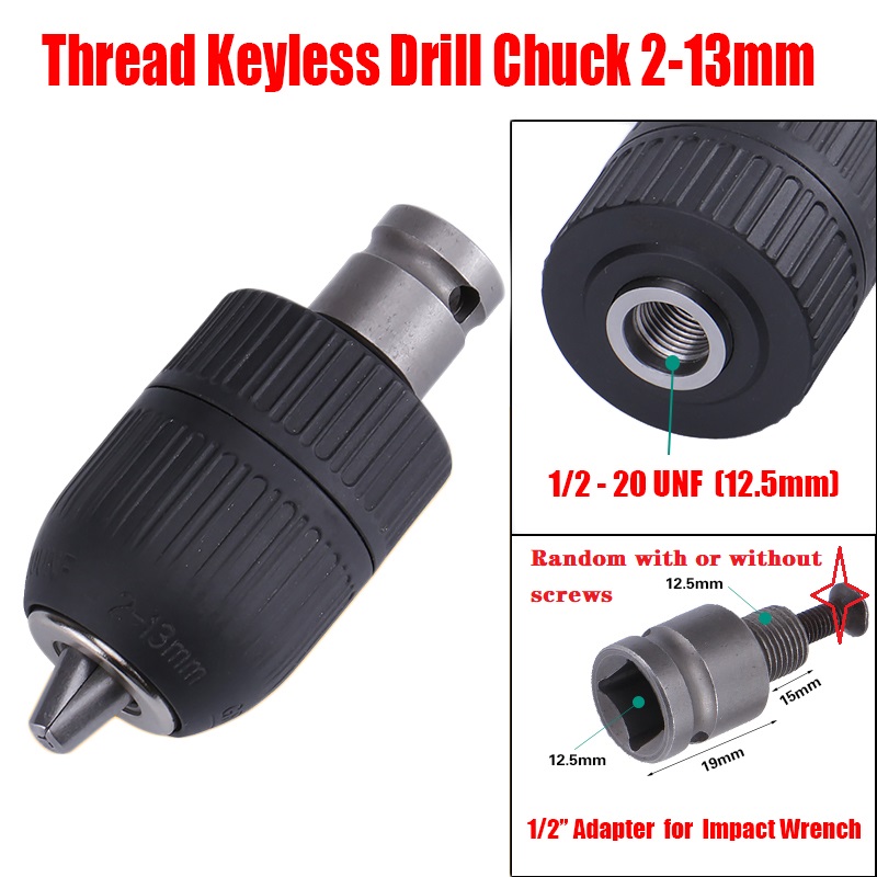 1/2 Inch 20UNF Thread Drill Chuck Conversion Drill Chuck Adapter