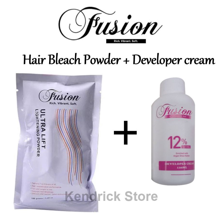 Fusion Hair Bleaching Set (Hair Bleaching Powder + Developer Cream