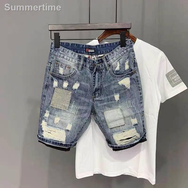 READY STOCK【ST】 tattered shorts for men shorts maong shorts for men ...