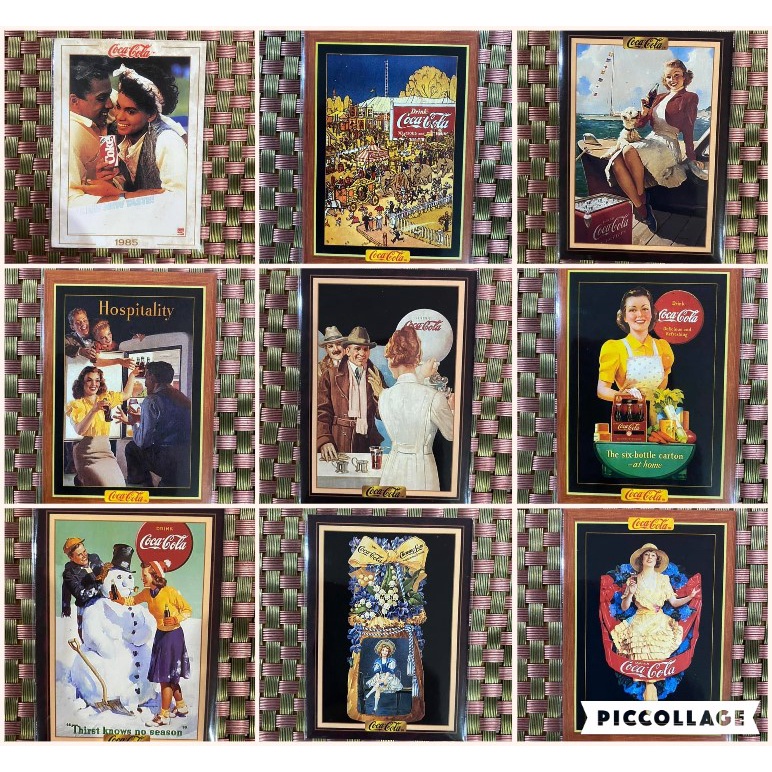 VINTAGE COCA-COLA COLLECTIBLE CARDS | Shopee Philippines