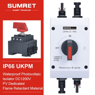 Solar PV DC Switch Isolator 1000V 1200V 32A Photovoltaic Interruptor ...