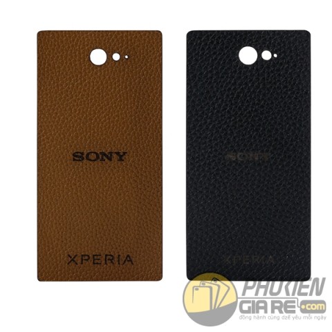 Sony M2 Aqua leather patch 100% cowhide (Made in Vietnam) | Shopee ...
