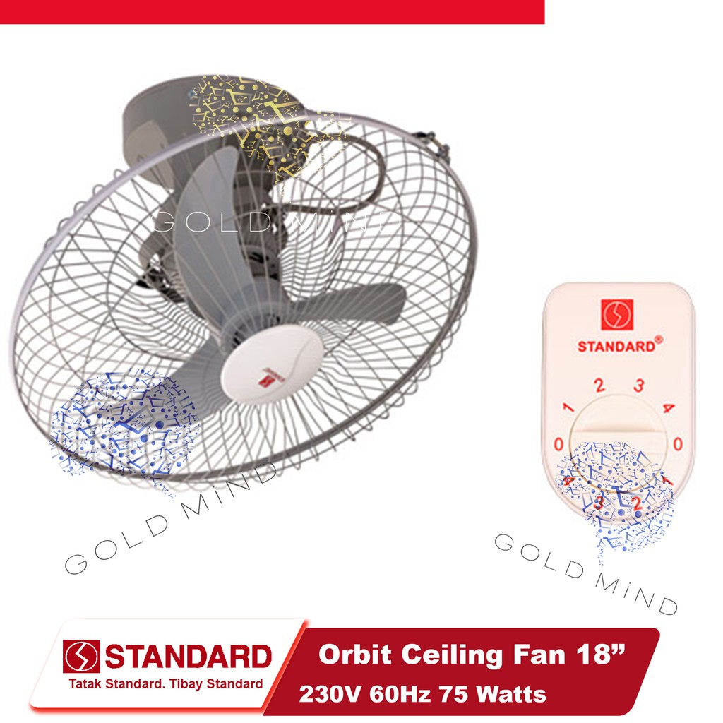 Ceiling on sale fan wattage