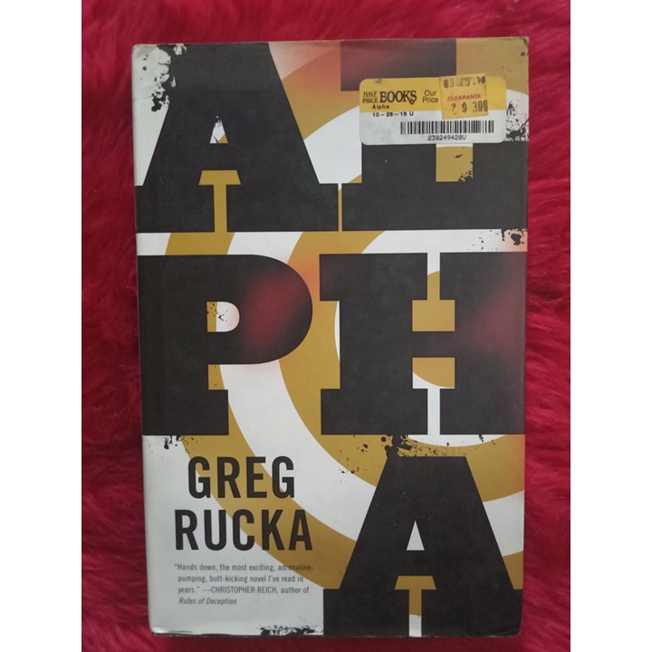 Alpha By Greg Rucka Hard Cover Shopee Philippines