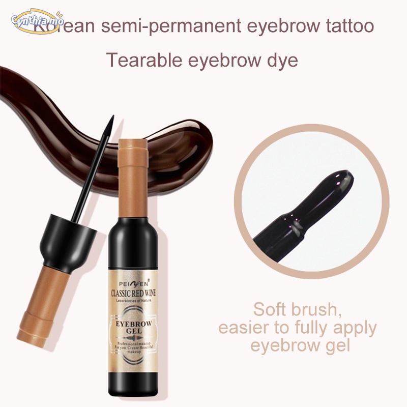 Eyebrow Gel Tint Long Lasting Waterproof Peel Off Dye Eyebrow Eye