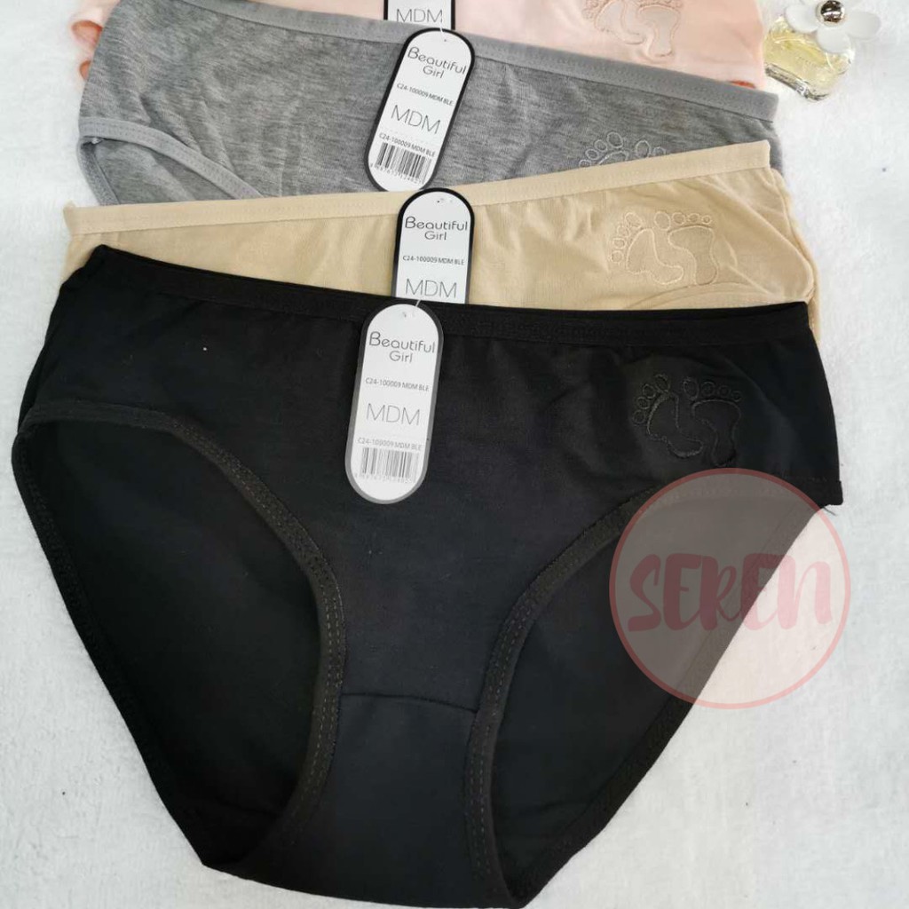 S3ren Cod 12 Pcs Womens Cotton Panty Stretchable Underwear 3213 Shopee Philippines 7653