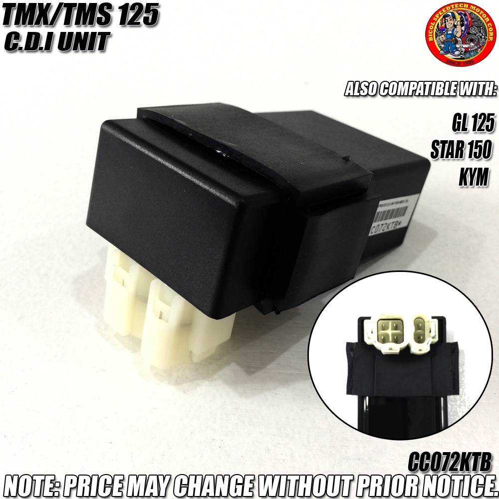 TMX/TMS 125/ GL125/ STAR 150/ KYM C.D.I UNIT (CC072KTB) | Shopee ...