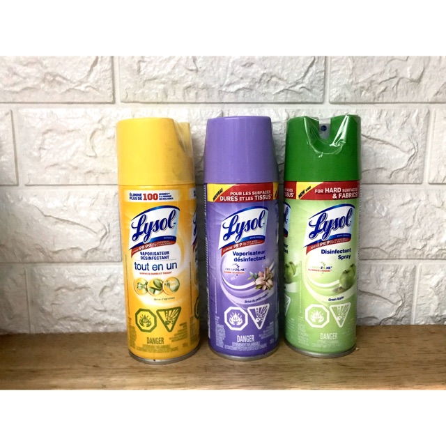 Lysol Disinfectant Air Spray 350g (Green Apple|Morning Breeze|Lemon ...