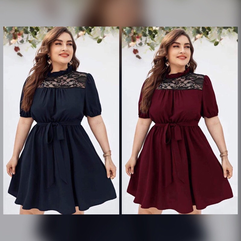 Shopee dress sale plus size