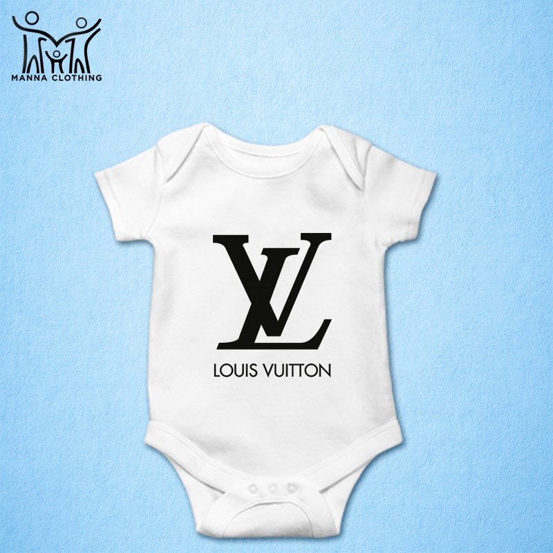 LV Baby Onesie Unisex New Born Baby Clothes Shopee Philippines