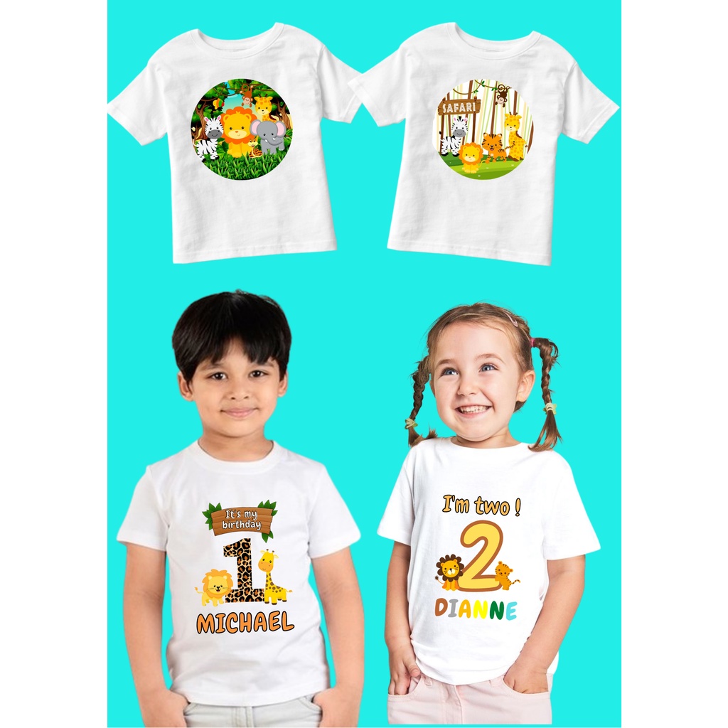 Cute Customized kids tshirt customized sublimation print