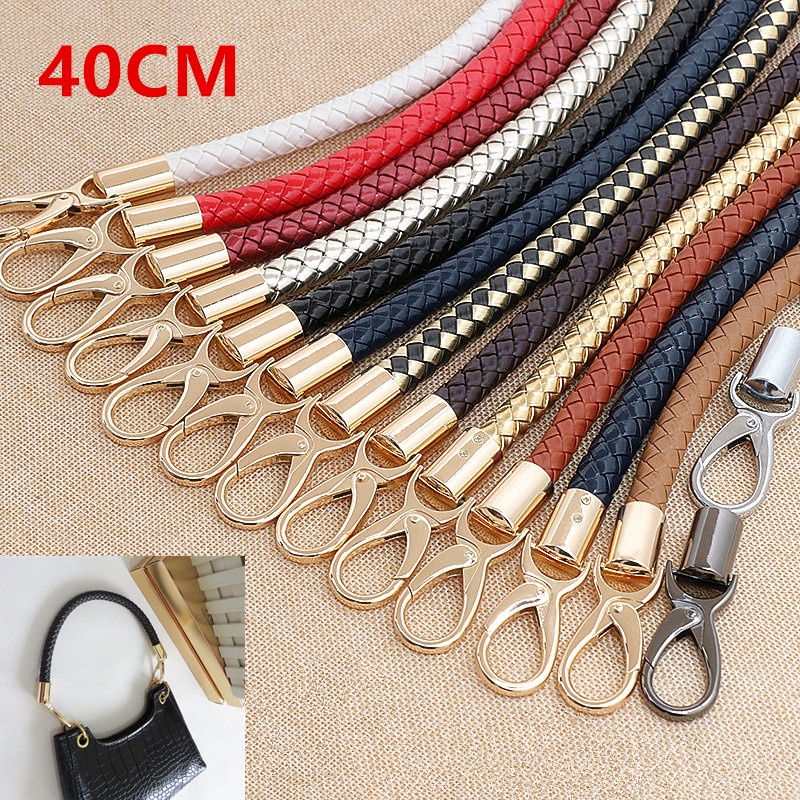 40CM Bag Strap Handbag Belt Purse Strap Replacement Pu Leather Shoulder Bag  Short Straps