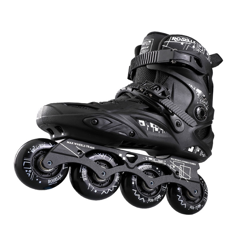 Roselle RS6 Cool Adult Inline Skates, Skates (Black) Shopee Philippines