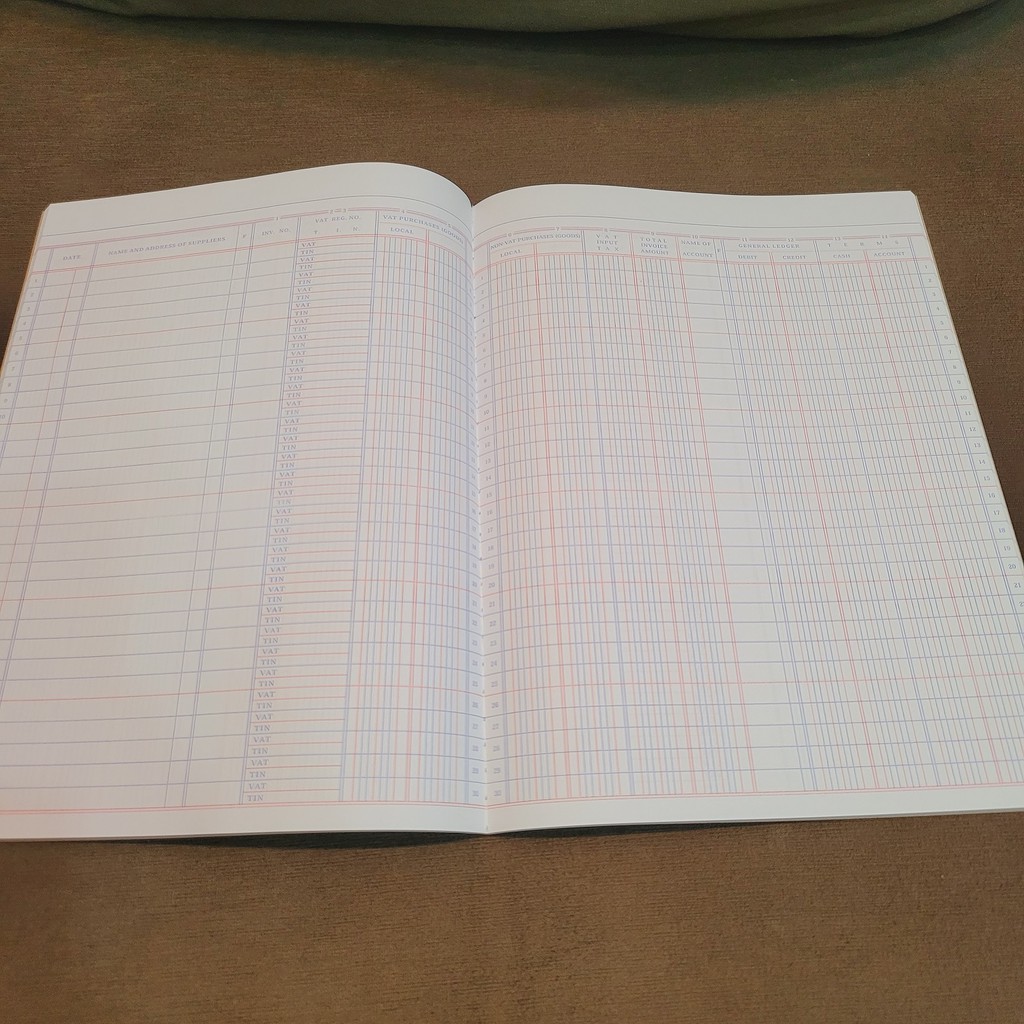 Veco Bir Bookkeeping Ledger Journal, Ledger, Cash, Record, Sales