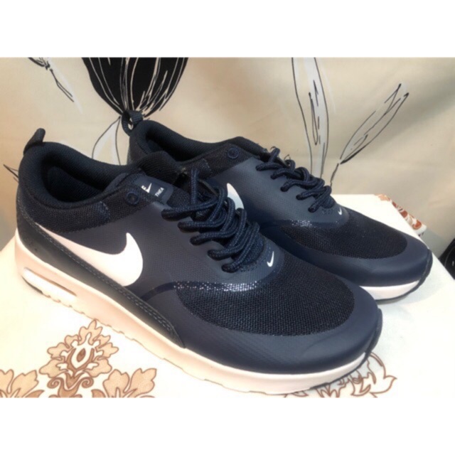 Nike thea cheap navy blue