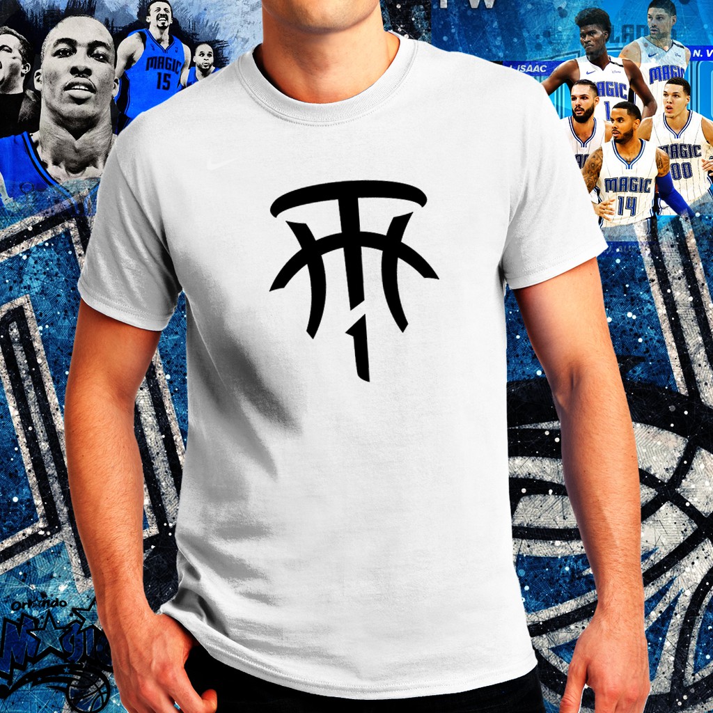 Letter Printed Men T Shirt Cotton Short Sleeve Casual Tracy McGrady Je –  rand Inspired T-shirt