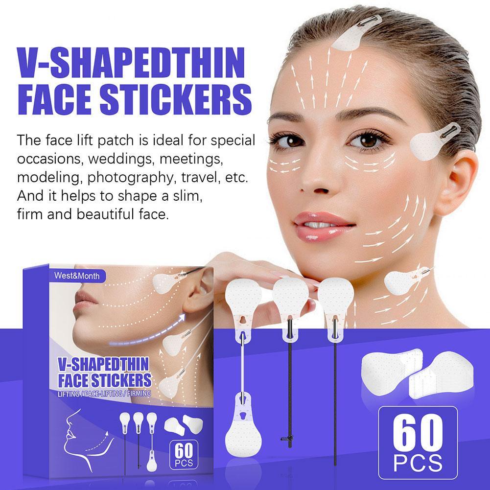 Pcs Invisible Face Stickers Neck Eye Double Chin Lift V Shape Refill Tapes Thin Makeup