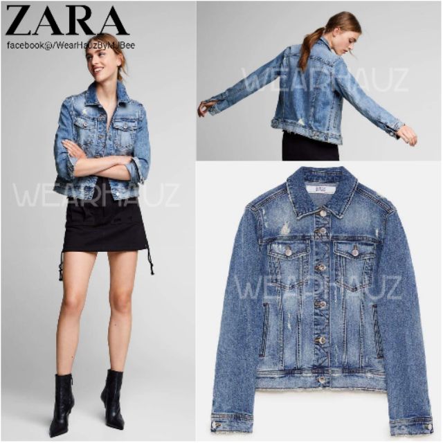 Zara basic z1975 store denim jacket