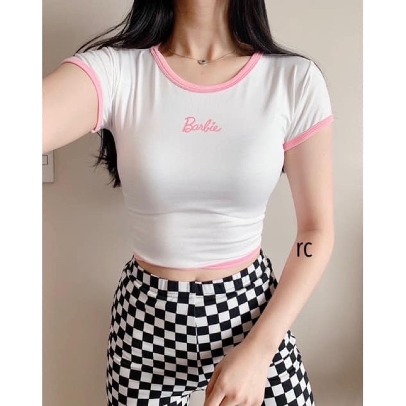 Barbie Pink Pastel Two Toned Shirt for Women | Barbie CropTop Shirt for ...