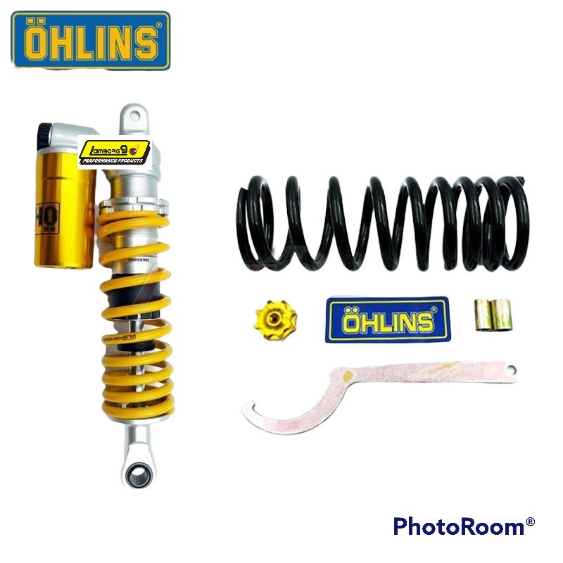 Ohlins shock gas tank design 300mm for mio/click/beat adjustable