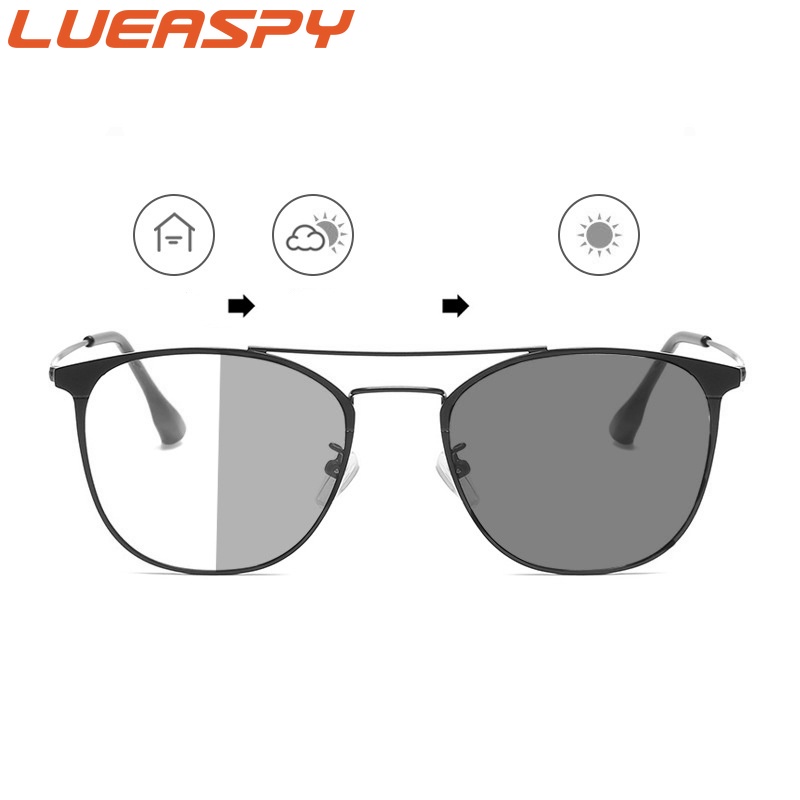 Lueaspy Anti Radiation Glasses Photochromic Eye Glasses For Women And Man Replaceable Lens Uv400 2928