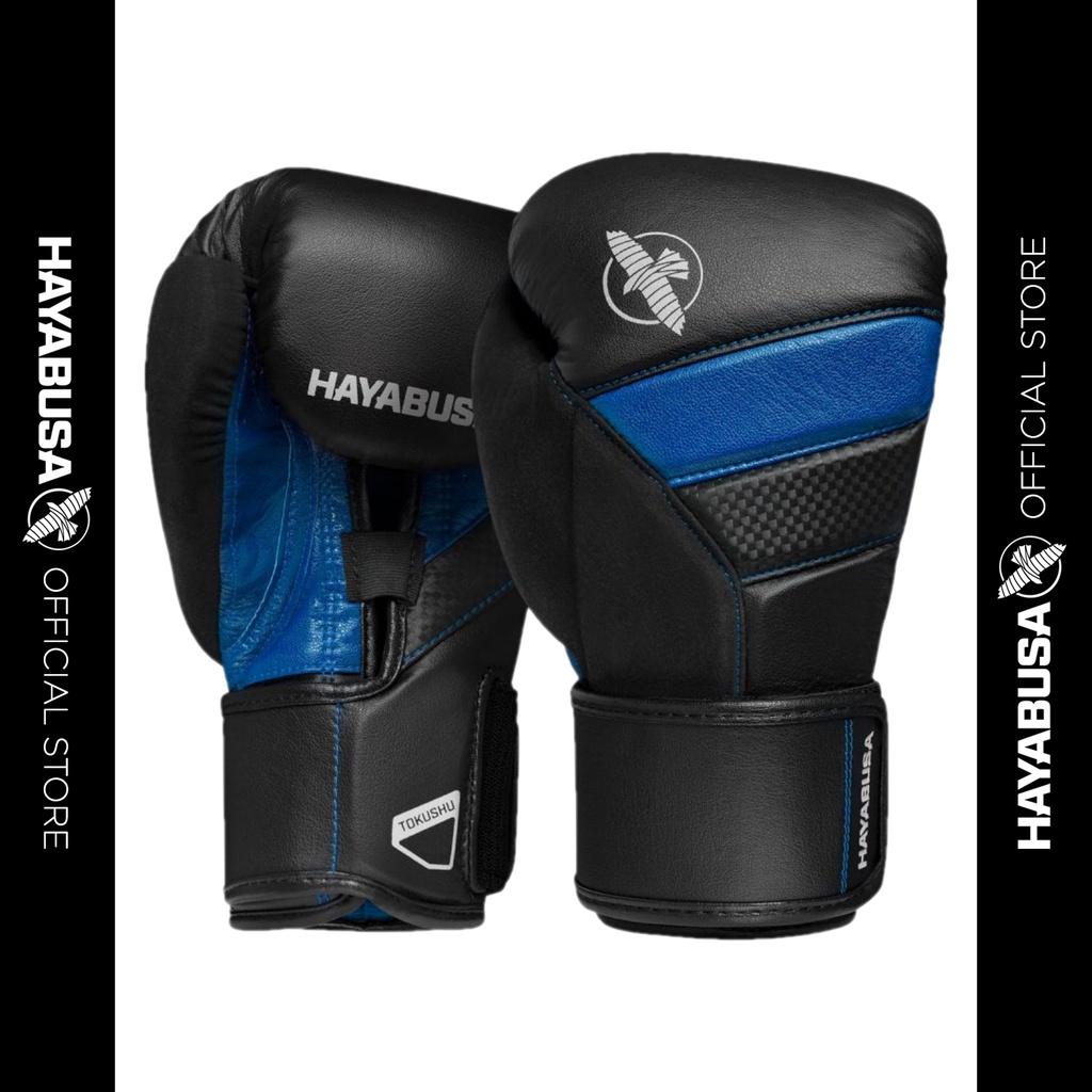 HAYABUSA T3 Boxing Gloves GSP BEST GLOVES IN PH Black Blue