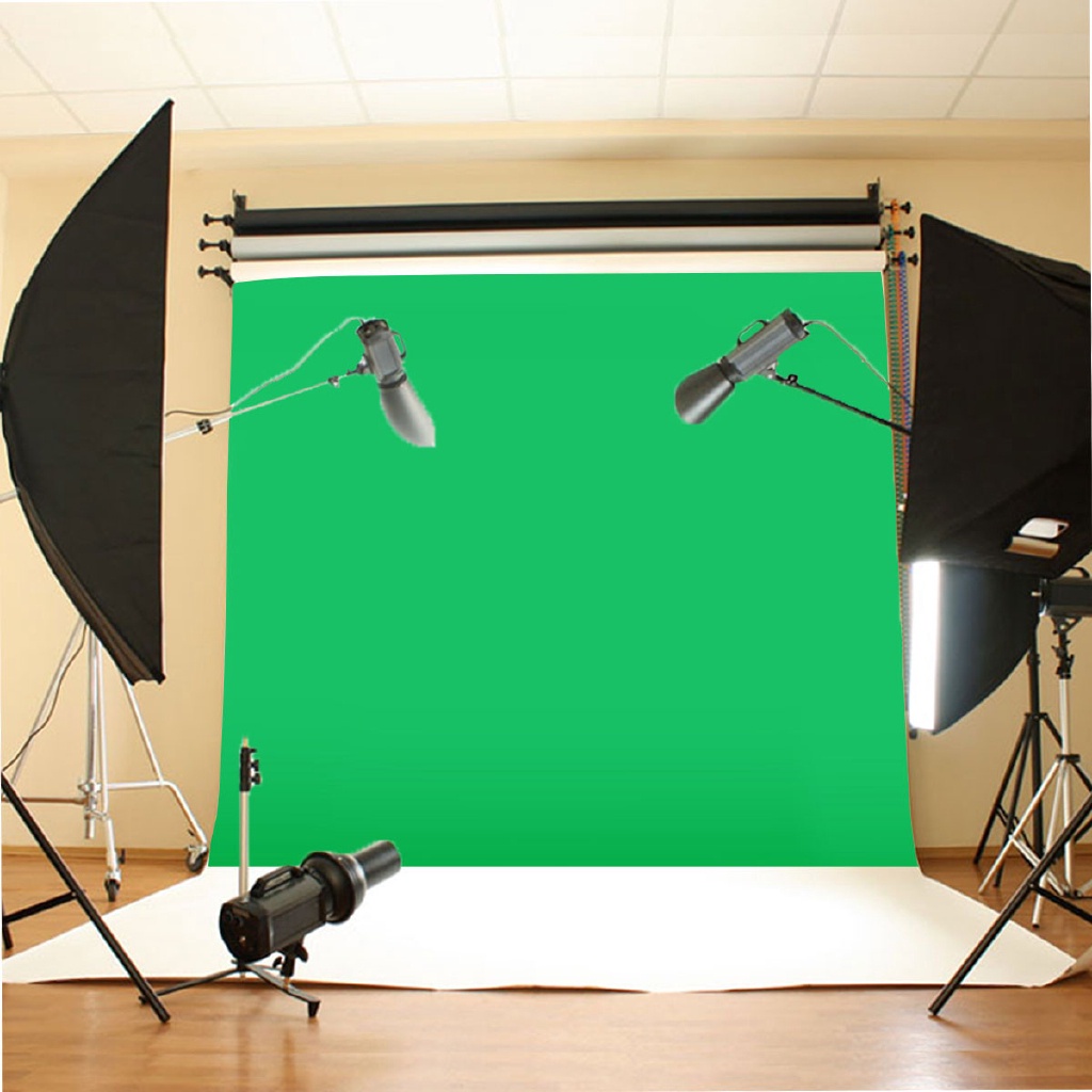 10X10ft/300x300CM Green Cloth Screen Backdrop Photo Photography Studio ...