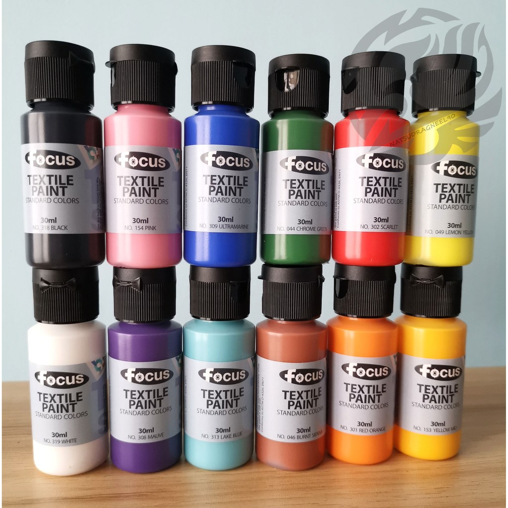 Focus Textile Paint [30ml] [SOLD PER PIECE] Shopee Philippines