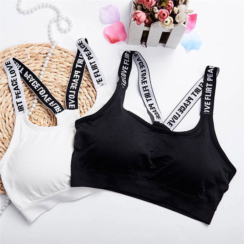 Sports Bralette Yoga Bra Gym Padded Tank brallete Korea Wrapped Chest Brallette Shopee Philippines