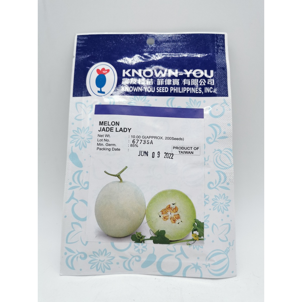 MELON JADE LADY HONEYDEW SEEDS BY KNOWN YOU 10 GRAMS Shopee Philippines