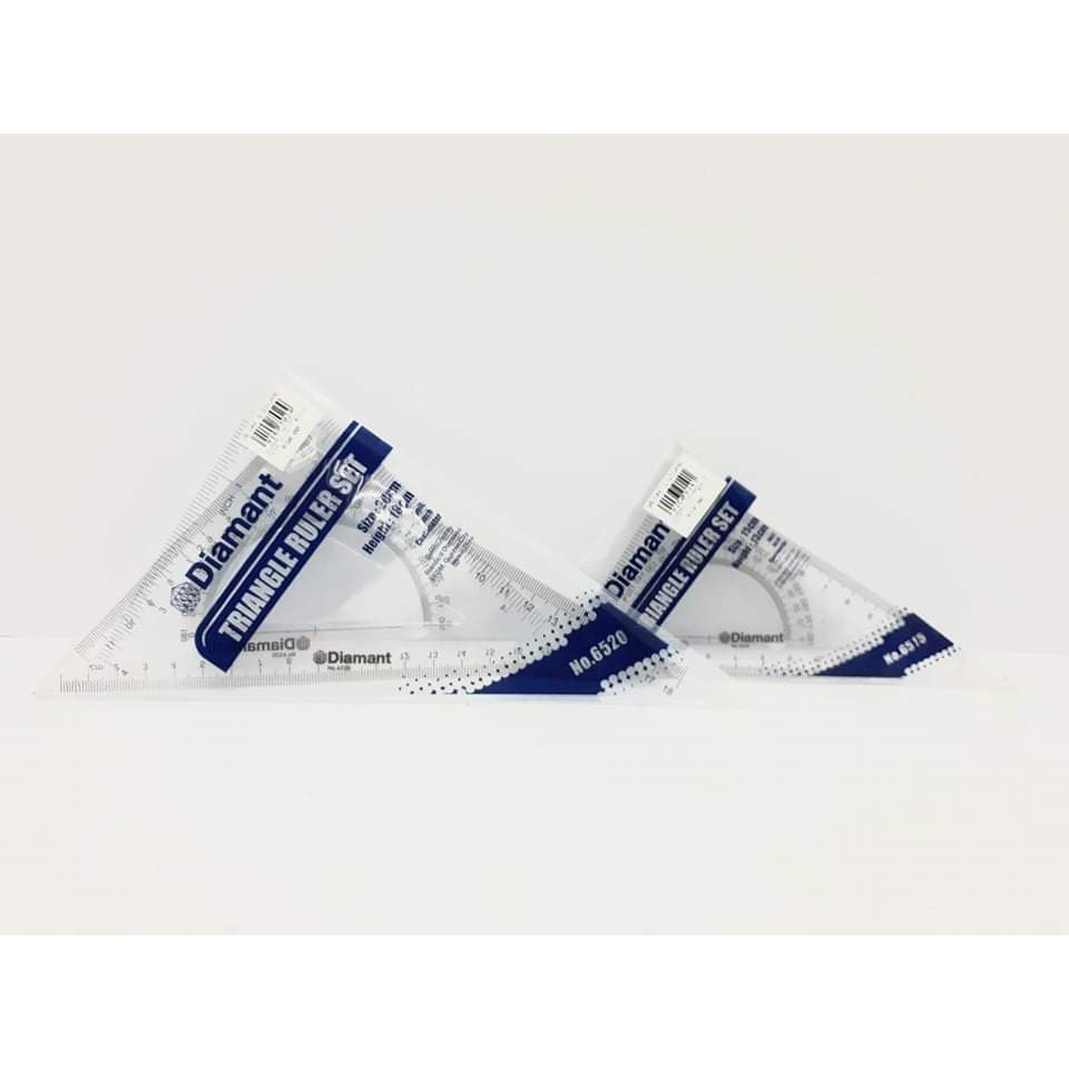 DIAMANT TRIANGLE RULER SET (6535, 6530, 6525, 6525, 6515) | Shopee ...