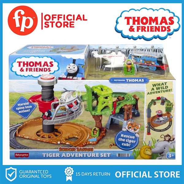 Mattel Parte di ricambio per set da gioco Thomas and Friends Sodor Safari Tiger Adventure Train – GXH06 ~ Carrello carico rosso di ricambio