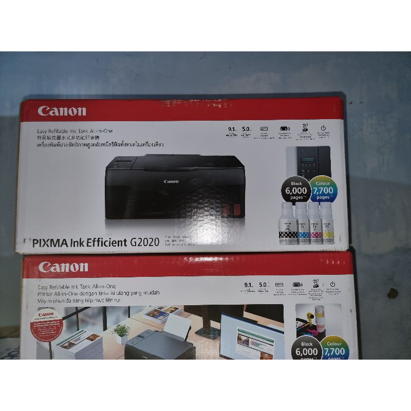 Canon Pixma G Easy Refillable Ink Tank All In One Printer Shopee