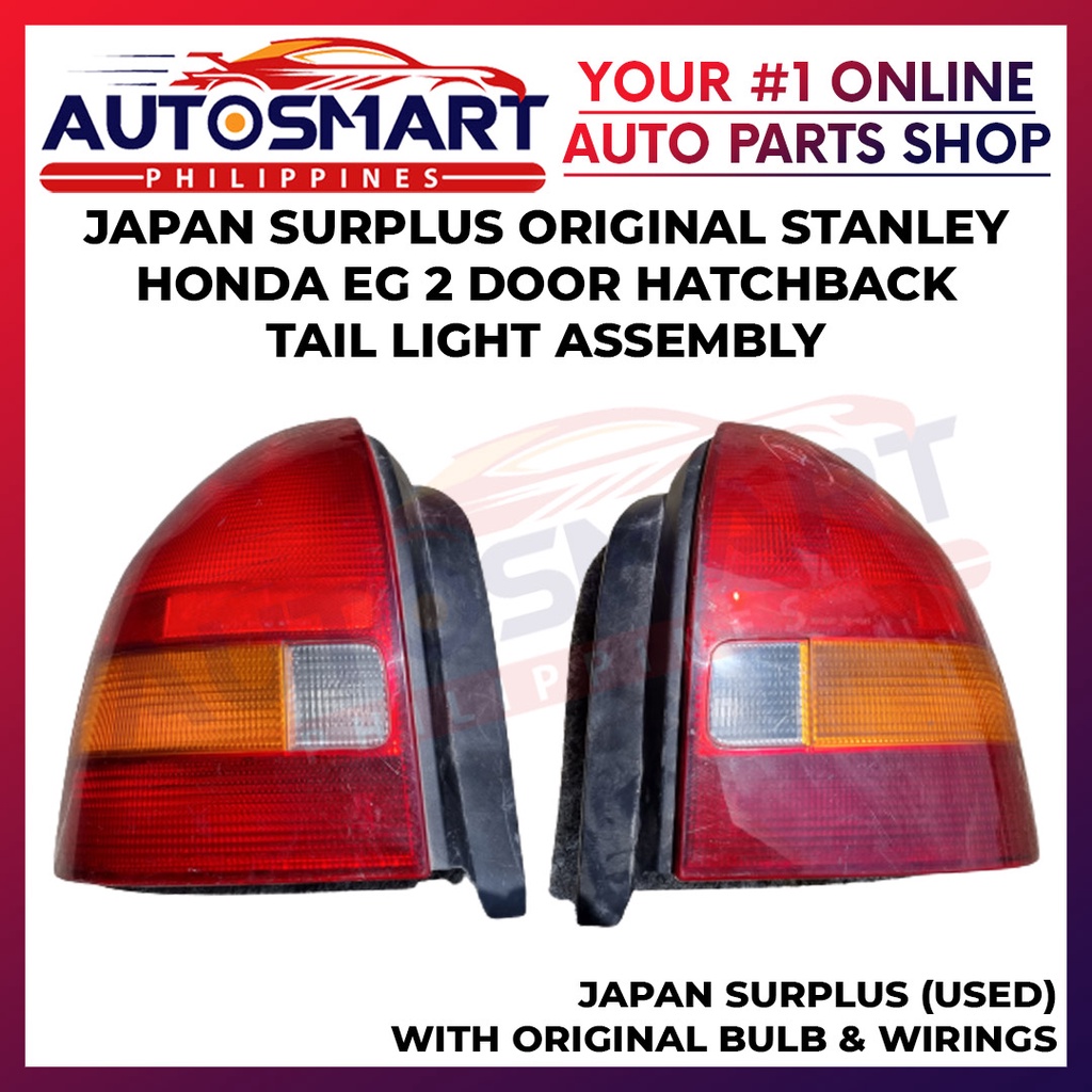 Japan Surplus Honda Civic EG 2 Door Hatchback Tail Light Assembly Shopee Philippines