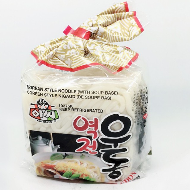 Pack of 3 Serving Korean Style Udon Noodle With Soup 660g Shopee