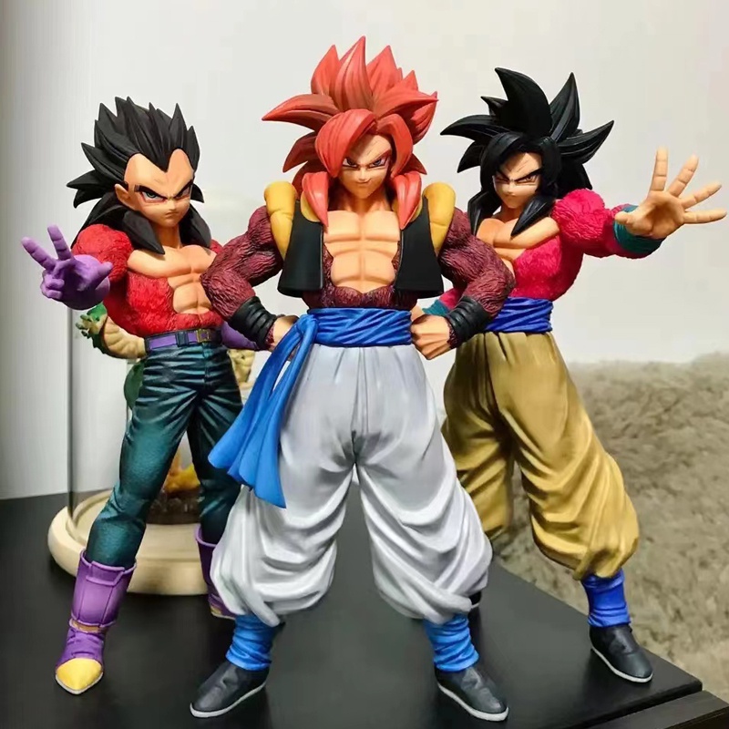 Dragon Ball Z Anime Figure SSJ4 Son Goku Gogeta Vegeta Action PVC GT ...