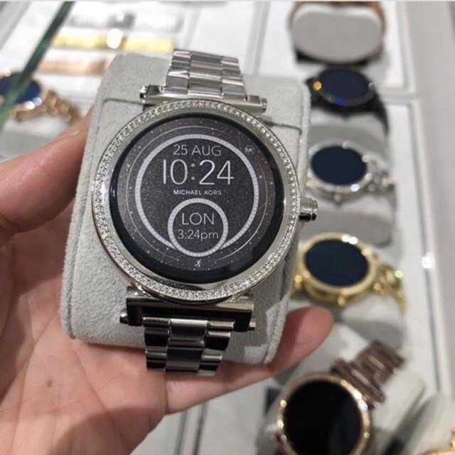 MK SOFIE SMARTWATCH SILVER 100 ORIGINAL Shopee