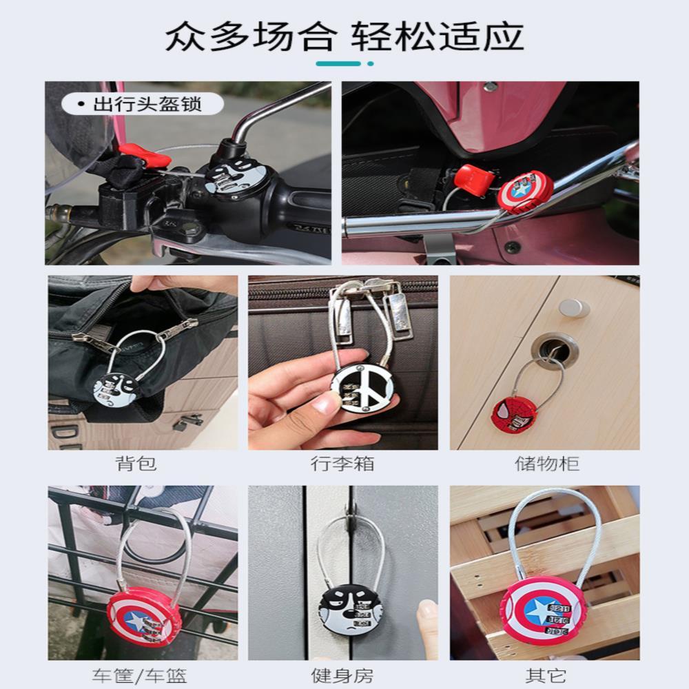 lock gym locker lock antitheft padlock mini wire lock