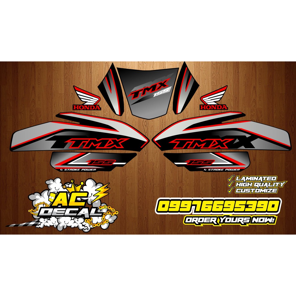 Honda Tmx 155 Stock Decals Shopee Philippines 800x800